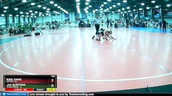 100 lbs Rd# 5- 3:45pm Friday Final Pool - Kael Davis, M2TCNJ vs Jax Quintana, Minion Green