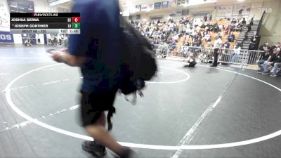 120 lbs Champ. Round 2 - Joshua Serna, Santiago Corona vs Joseph Gonthier, Laguna Hills