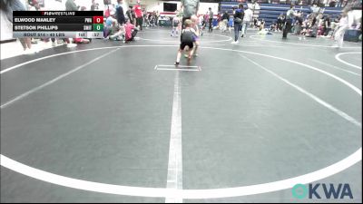 40 lbs Quarterfinal - Elwood Manley, Perry Wrestling Academy vs Stetson Phillips, Smith Wrestling Academy