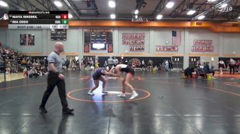 140 lbs Quarterfinal - Maiya Singbeil, Highland, Riverside vs Mia Oddo, Burlington