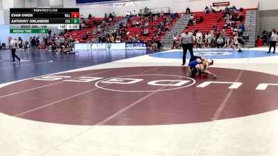 149 lbs Semifinal - Anthony Orlandini, St. Vincent College vs Evan Owen, Washington & Lee