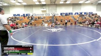 184 lbs Placement Matches (16 Team) - Juan Luquin, Fresno City College vs Juan Carlos Meza, Sac City