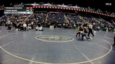 3A 157 lbs Cons. Round 1 - Kaden Brown, North Gaston High School vs Frederick Edwards, Cape Fear