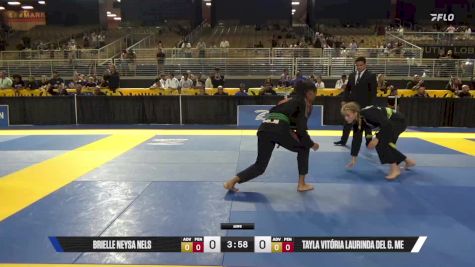 Tayla Vitória Laurinda Del G. Me vs Brielle Neysa Nels 2025 Pan Kids Jiu-Jitsu IBJJF Championship