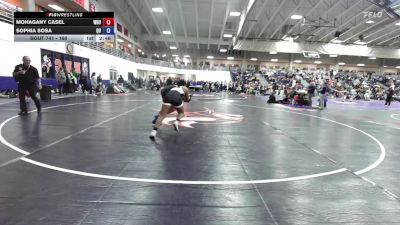 160 lbs Champ. Round 3 - Sophia Sosa, Quincy vs Mohagany Casel, Wayland Baptist University