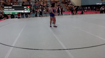 157 lbs Cons. Round 2 - Briar Ivey, UW-Eau Claire vs Benny Butler, Harper CC