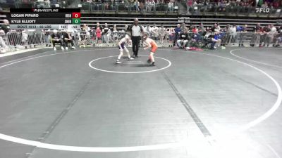 65 lbs Round Of 32 - Logan Piparo, Iron Horse vs Kyle Elliott, Shore Thing