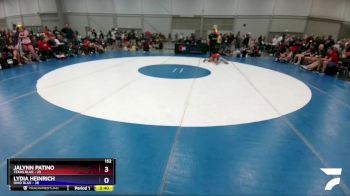 152 lbs Semis & 3rd Wb (16 Team) - Jalynn Patino, Texas Blue vs Lydia Heinrich, Ohio Blue