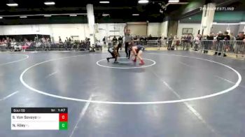 138 lbs Prelims - Spencer Von Savoye, CA vs Na`kuise Riley, FL