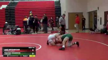 138 lbs Round 3 - Jake Niffenegger, Cinncinati LaSalle vs Tristan Craddock, Cloverleaf