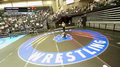 6A 106 lbs Cons. Round 2 - Logan Frazier, Riverton vs Carson Altice, Layton