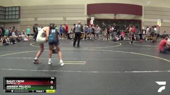 125 lbs Quarterfinals (8 Team) - Bailey Crow, Foxfire WC vs Andrew Pellecci, Team Gotcha Black