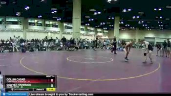 182 lbs Quarters & Wb (16 Team) - Sawyer Vanrider, Golden Bears vs Collin Casad, Terre Haute South (1)