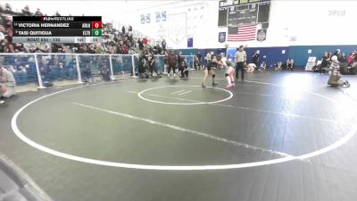 130 lbs Cons. Round 4 - Tasi Quitigua, El Toro vs Victoria Hernandez, Arlington