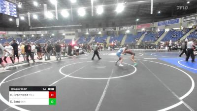 123 lbs Consi Of 8 #2 - Brittley Braithwait, Columbine HS vs Eliana Zent, Rapid City Extreme