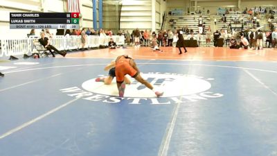 126 lbs Consi Of 64 #1 - Tahir Charles, GA vs Lukas Smith, PA