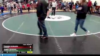 160 lbs Cons. Round 5 - Saber Sessions, Thunder Basin High School vs Tanner Schramm, Kemmerer