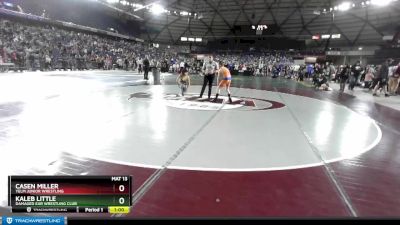 108 lbs Champ. Round 1 - Casen Miller, Yelm Junior Wrestling vs Kaleb Little, Damaged Ear Wrestling Club