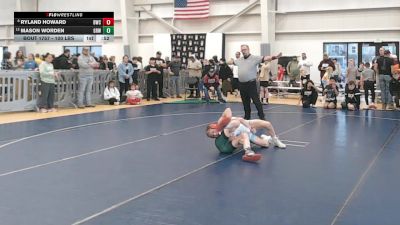 100 lbs 3rd Place Match - Mason Worden, Gold Rush Wrestling vs Ryland Howard, Buzzsaw Wrestling Club