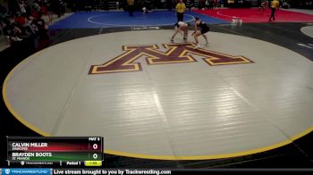 132 lbs Champ. Round 1 - Calvin Miller, Shakopee vs Brayden Boots, St. Francis