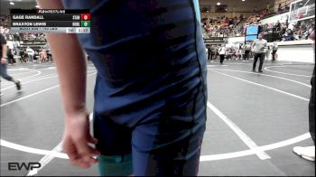 140 lbs Round Of 16 - Gage Randall, Standfast OKC vs Braxton Lewis, Noble Takedown Club
