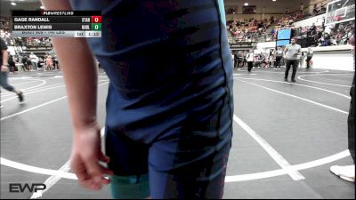140 lbs Round Of 16 - Gage Randall, Standfast OKC vs Braxton Lewis, Noble Takedown Club