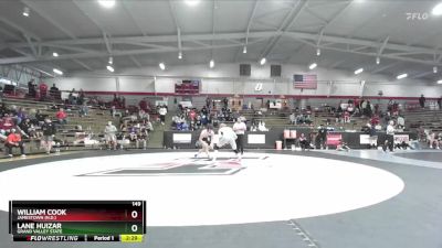 149 lbs Cons. Round 2 - William Cook, Jamestown (N.D.) vs Lane Huizar, Grand Valley State