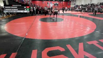 285 lbs Champ. Round 2 - Andrew Klobnak, Joliet (WEST) vs Mason Caraway, Normal (COMMUNITY)