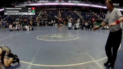 4A 175 lbs Semifinal - Brendan Stevens, Corinth-Holders vs Colton Bogan, Providence High School