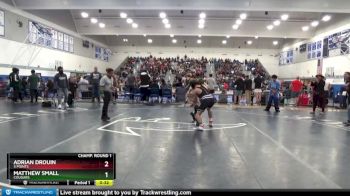 138 lbs Champ. Round 1 - Adrian Drouin, 5 Points vs Matthew Small, Cougars
