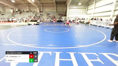 185 lbs Rr Rnd 3 - Melanie Luna-Vasquez, OBWC Bazooka Girls vs Lily Clark, The Fort Hammers