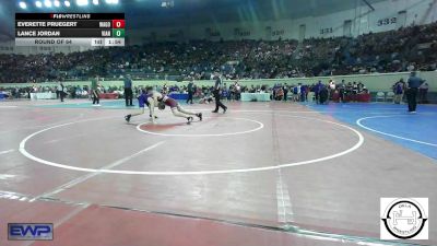 128 lbs Round Of 64 - Everette Pruegert, Wagoner vs Lance Jordan, Vian