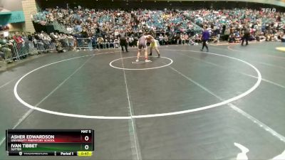 175 lbs Cons. Round 6 - Ivan Tibbet, Sutter vs Asher Edwardson, University Prepatory School