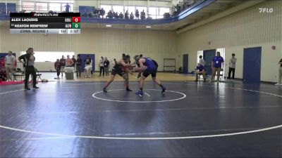 285 lbs Cons. Round 1 - Keaton Renfrew, Alfred State vs Alex Laoudis, Centenary