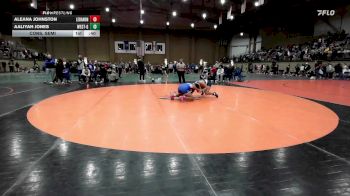 155C Cons. Semi - Aaliyah Jones, Edmond North vs Aleana Johnston, Deer Creek