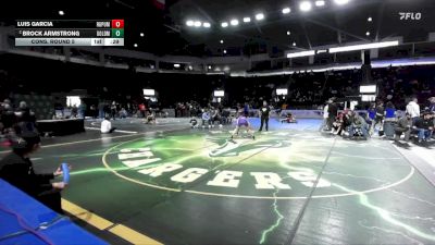138 lbs Cons. Round 5 - Luis Garcia, Rogers (Puyallup) vs Brock Armstrong, Goldendale