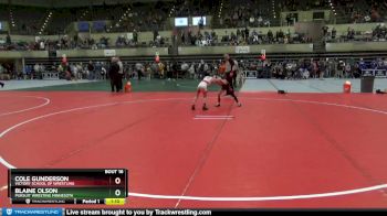 60 lbs Round 1 - Cole Gunderson, Victory School Of Wrestling vs Blaine Olson, Pursuit Wresting Minnesota