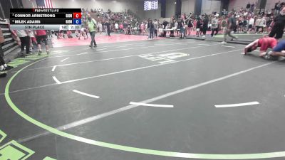215 lbs 5th Place - Connor Armstrong, Georgia vs Milek Adams, Georgia