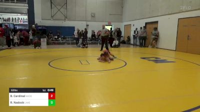 62 lbs Consi Of 16 #2 - Brock Cardinal, Wadsworth vs Ryan Nadock, Lake Catholic