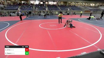 73 lbs Final - Ayden Ortiz, Bear Cave Wrestling vs Xzavier Saenz, ReZults Wrestling