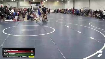 101 lbs Semifinal - Jordan Zambon, NBWC vs Matt Jeffrey, Simmons Academy Of Wrestling