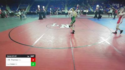 120 lbs Consi Of 8 #1 - Michael Thomas, Melrose vs Jack Kaler, Bishop Guertin