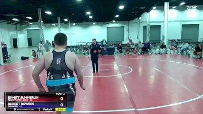 250 lbs Round 1 (8 Team) - Emmitt Summerlin, Pennsylvania Blue vs Robert Bowers, Ohio Grey