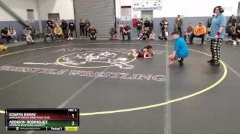 73 lbs Cons. Round 1 - Addison Rodriguez, Interior Grappling Academy vs Eowyn Esmay, Baranof Bruins Wrestling Club