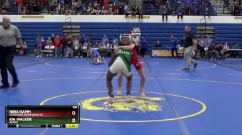 110 lbs Champ. Round 1 - Nina Hamm, Flossmoor (Homewood-F.) vs Kai Walker, MASON