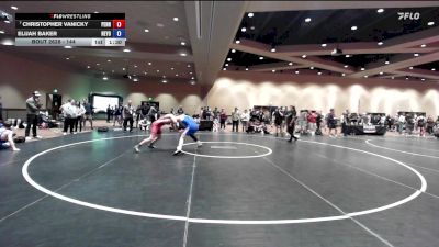 144 lbs Cons. Round 3 - Christopher Vanicky, Pennsylvania vs Elijah Baker, New York