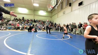 43 lbs Consi Of 4 - Dawsyn Hawkins, Hulbert vs William Craghead, Sallisaw Takedown Club