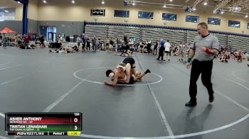 130 lbs Round 4 (8 Team) - Tristan Lenaghan, Top Dawg Academy vs Asher Anthony, Richmond WC