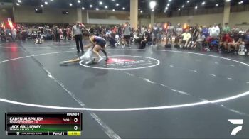 113 lbs Round 1 (6 Team) - Jack Galloway, Techfall Black vs Caden Alspaugh, Mississippi Mayhem