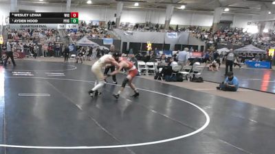 A 165 lbs Quarterfinal - Ayden Hood, Pigeon Forge High School vs Wesley Levan, Whitwell High School